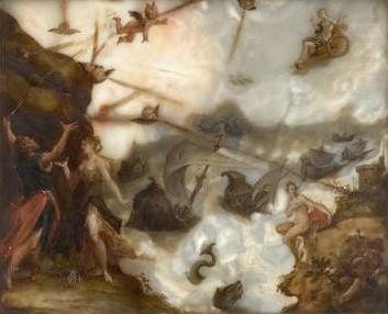 Hans von Aachen und auf der Reckseite die Entfesselung der Winde durch Aeolus china oil painting image